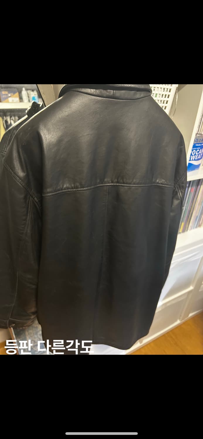 [XL] 빈티지 올드 갭 레더 카코트 블랙 상품이미지6