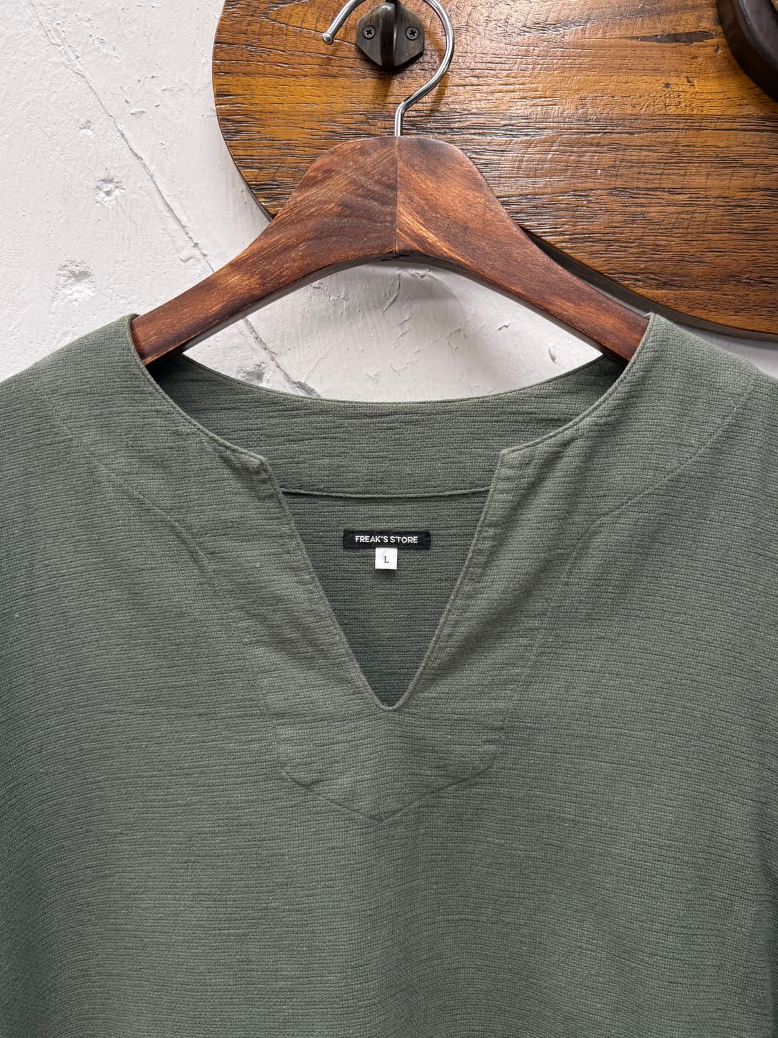 Freak's Store Cotton-Linen Skipper Shirt 상품이미지3
