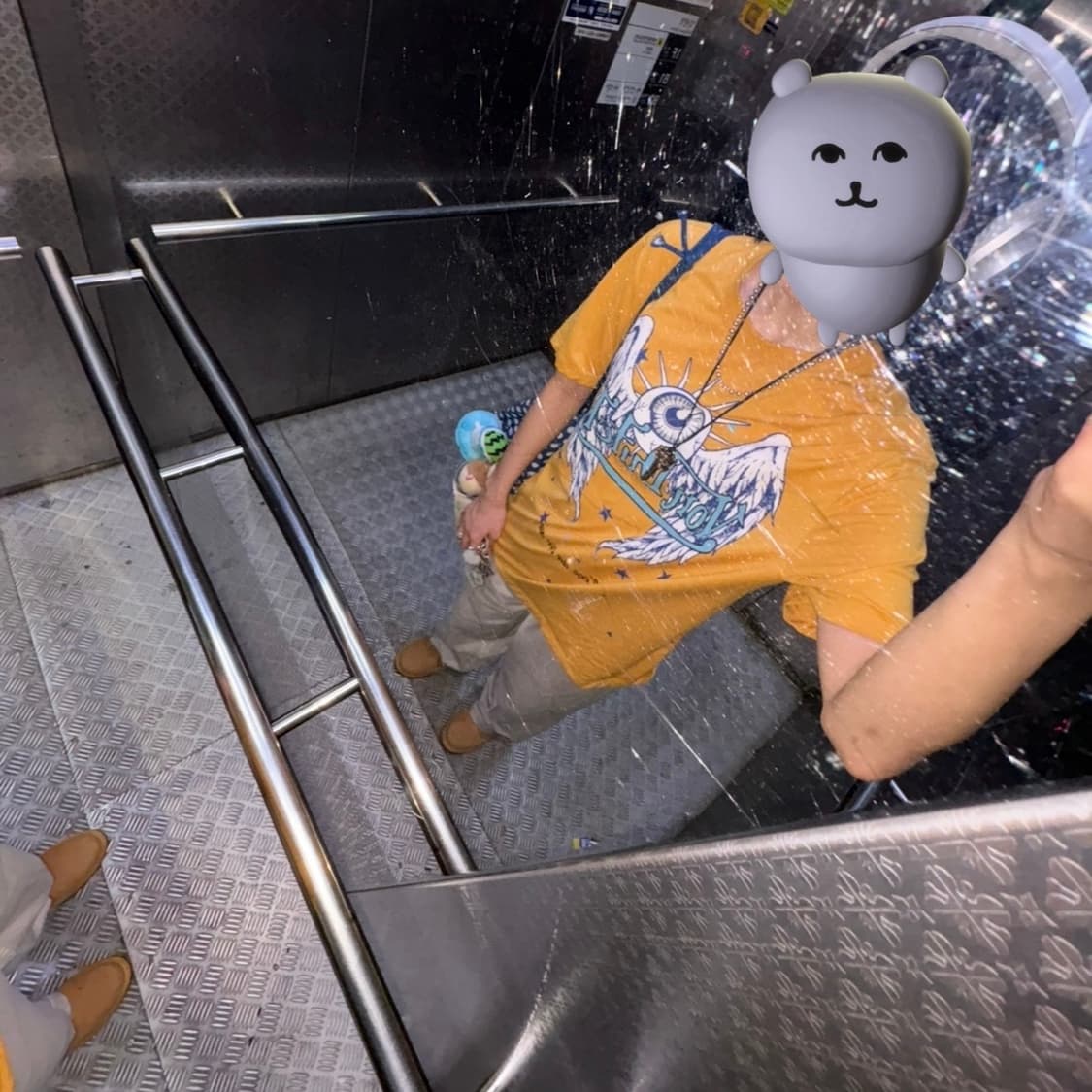본더치 빅 로고 프린팅 티셔츠 M 상품이미지2