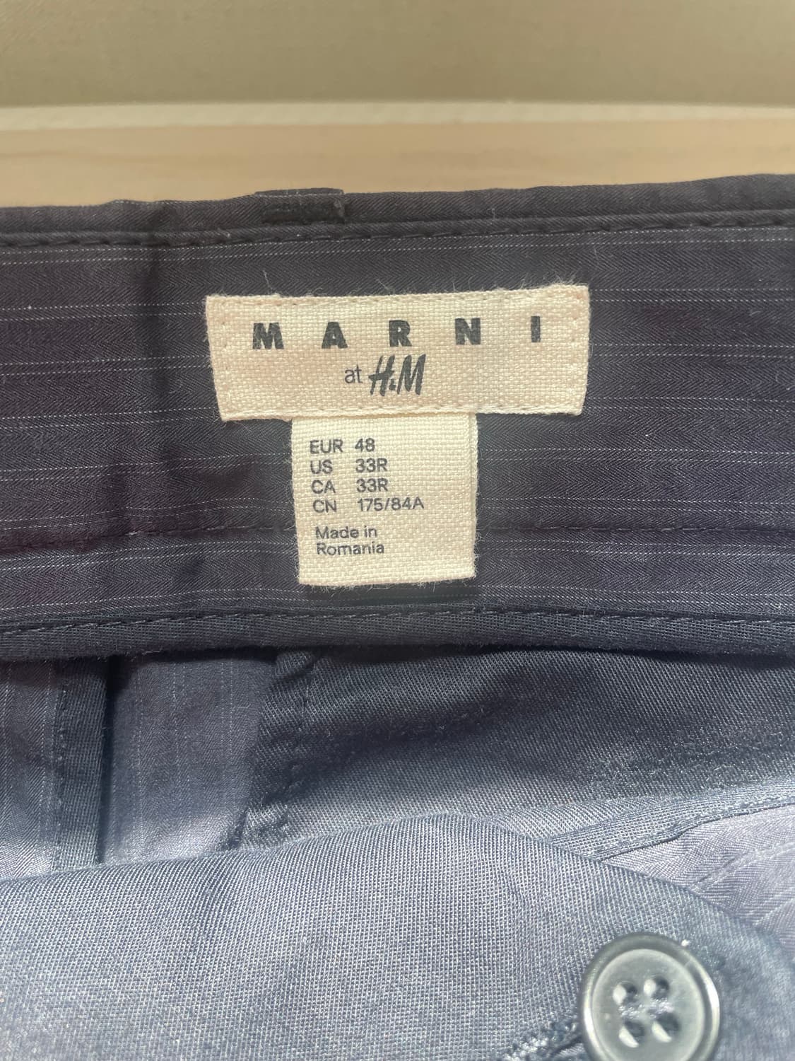 마르니 H&M 스트라이프 수트 팬츠 상품이미지2