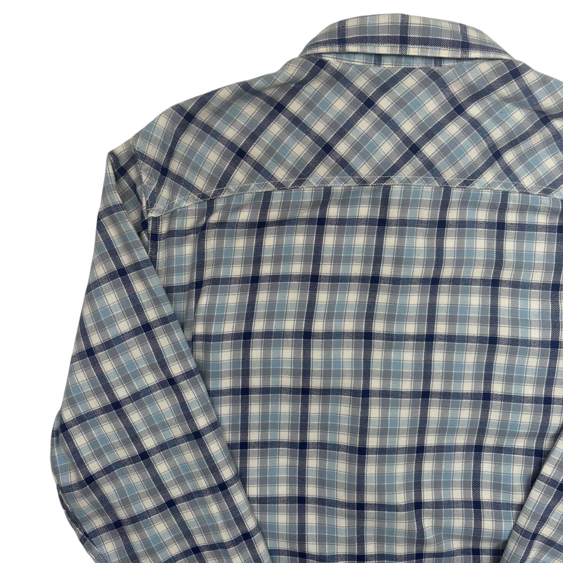팀버랜드 스카이블루 체크 헌팅 셔츠 L 상품이미지5