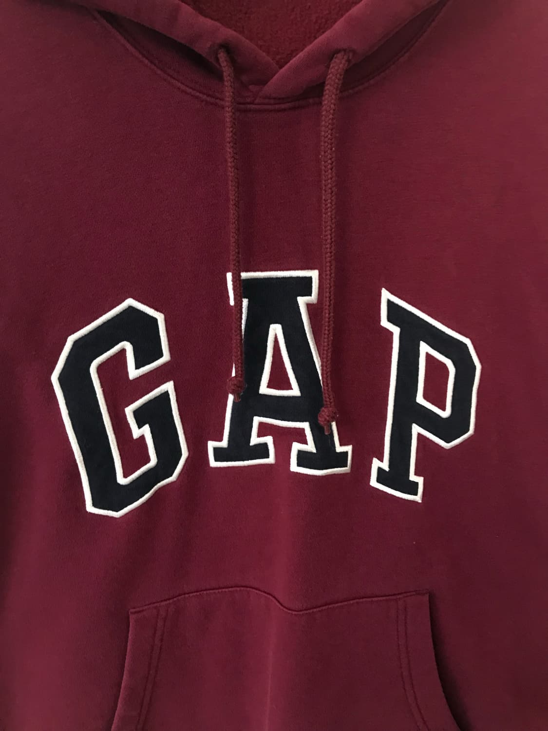 Gap 갭 버건디 후드티 상품이미지4