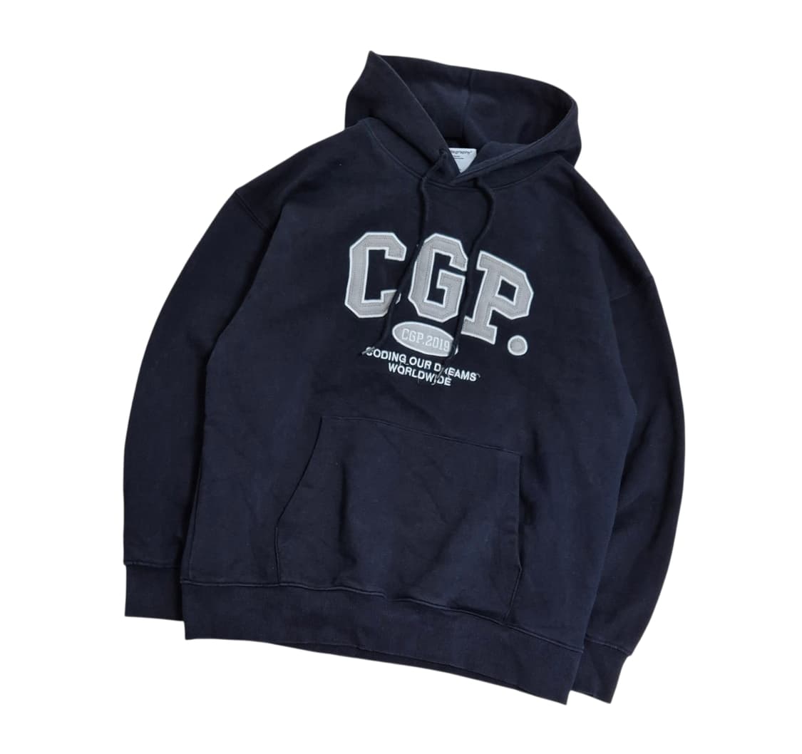 코드그라피 빅로고 후드티 상품이미지1