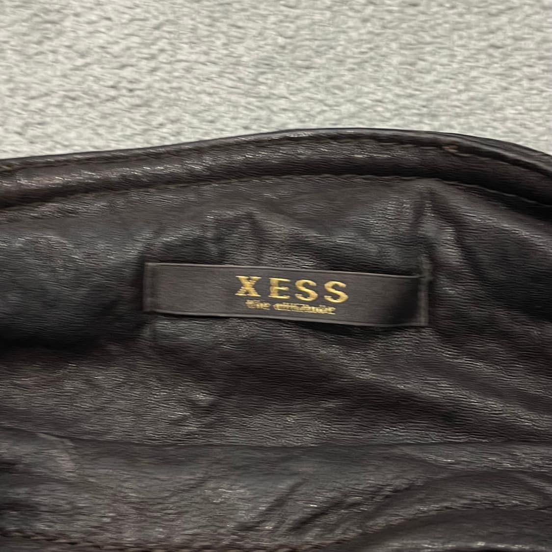 95 XESS 빈티지 양가죽 쿼드포켓 레더 자켓 상품이미지6