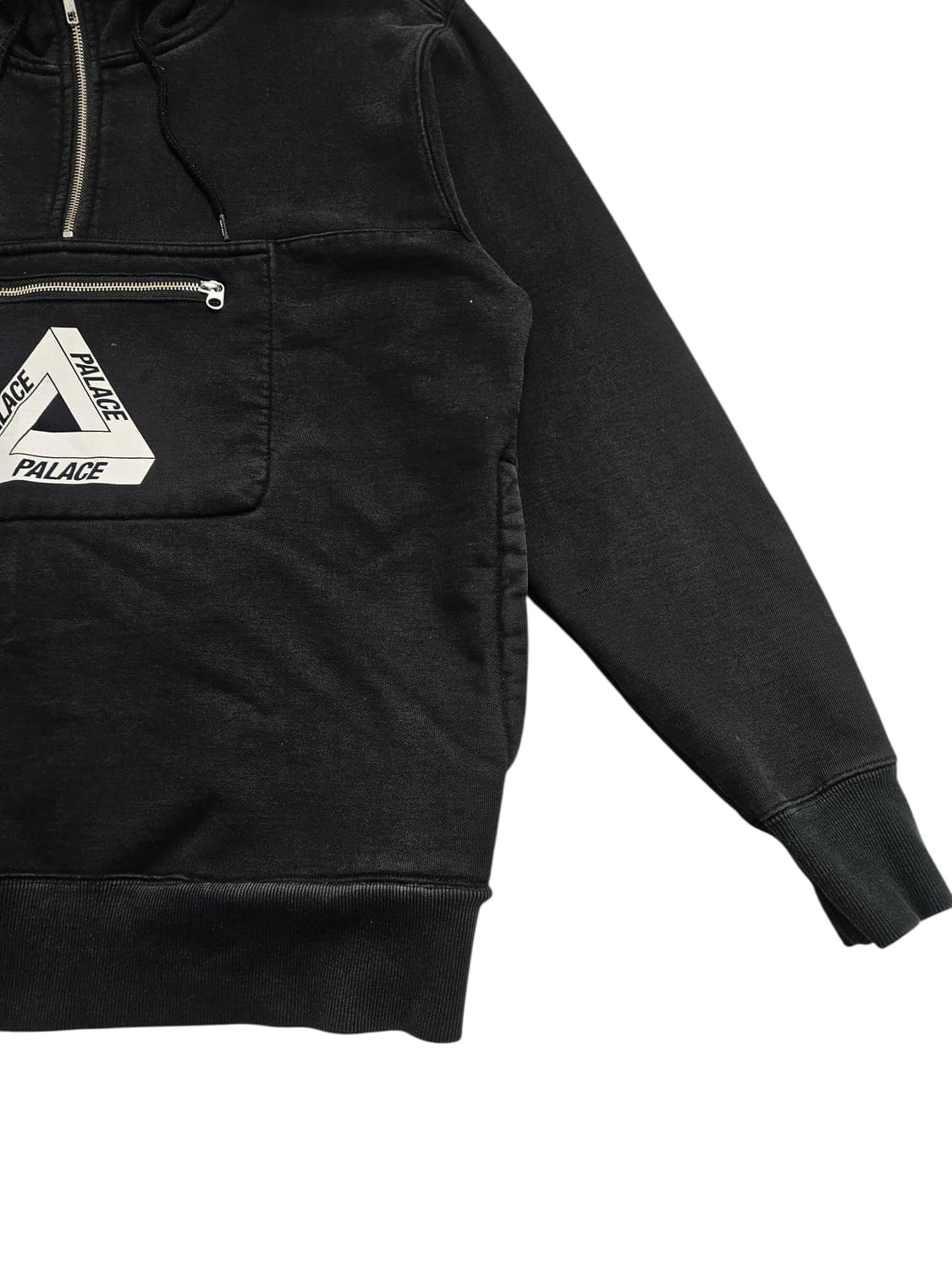 팔라스 반집업 후드티 블랙 상품이미지3