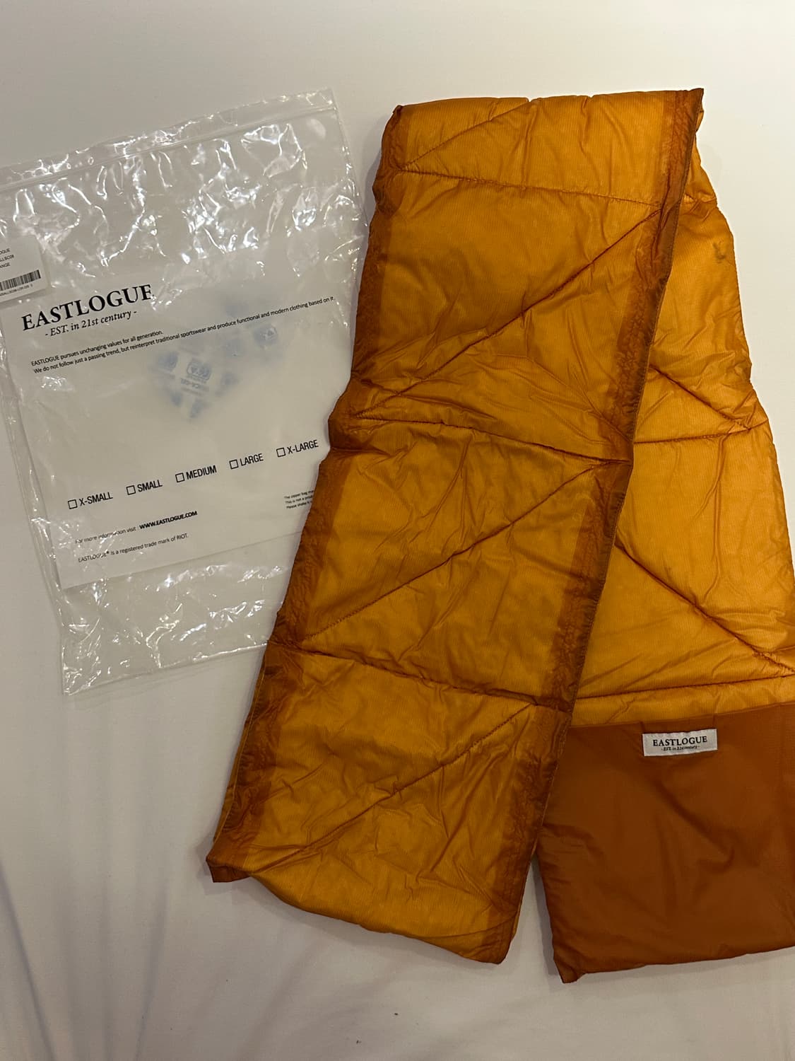 새상품) 이스트로그 다운(패딩) 머플러 상품이미지2