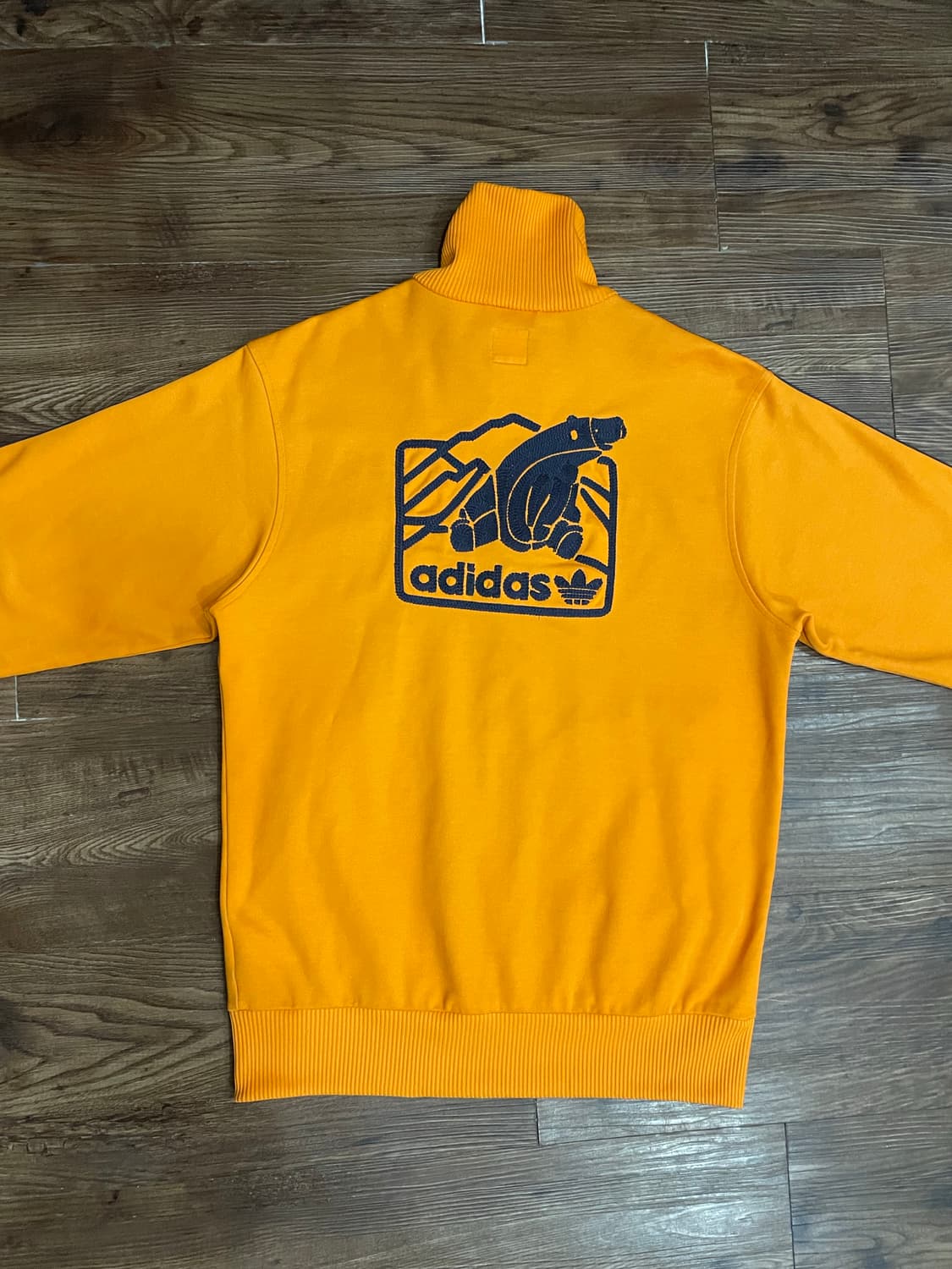아디다스 베어 자수 베켄바우어 져지 오렌지 상품이미지2