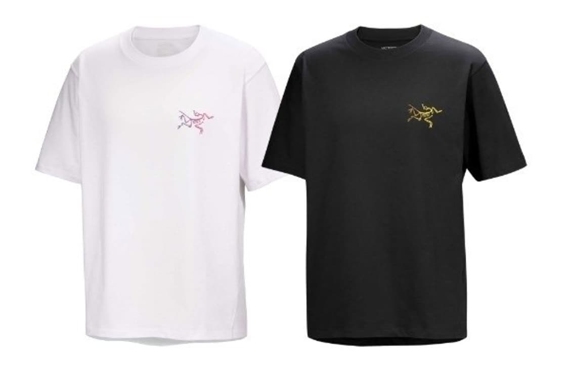 아크테릭스 빅로고 반팔티셔츠 블랙 L(새상품) 상품이미지3