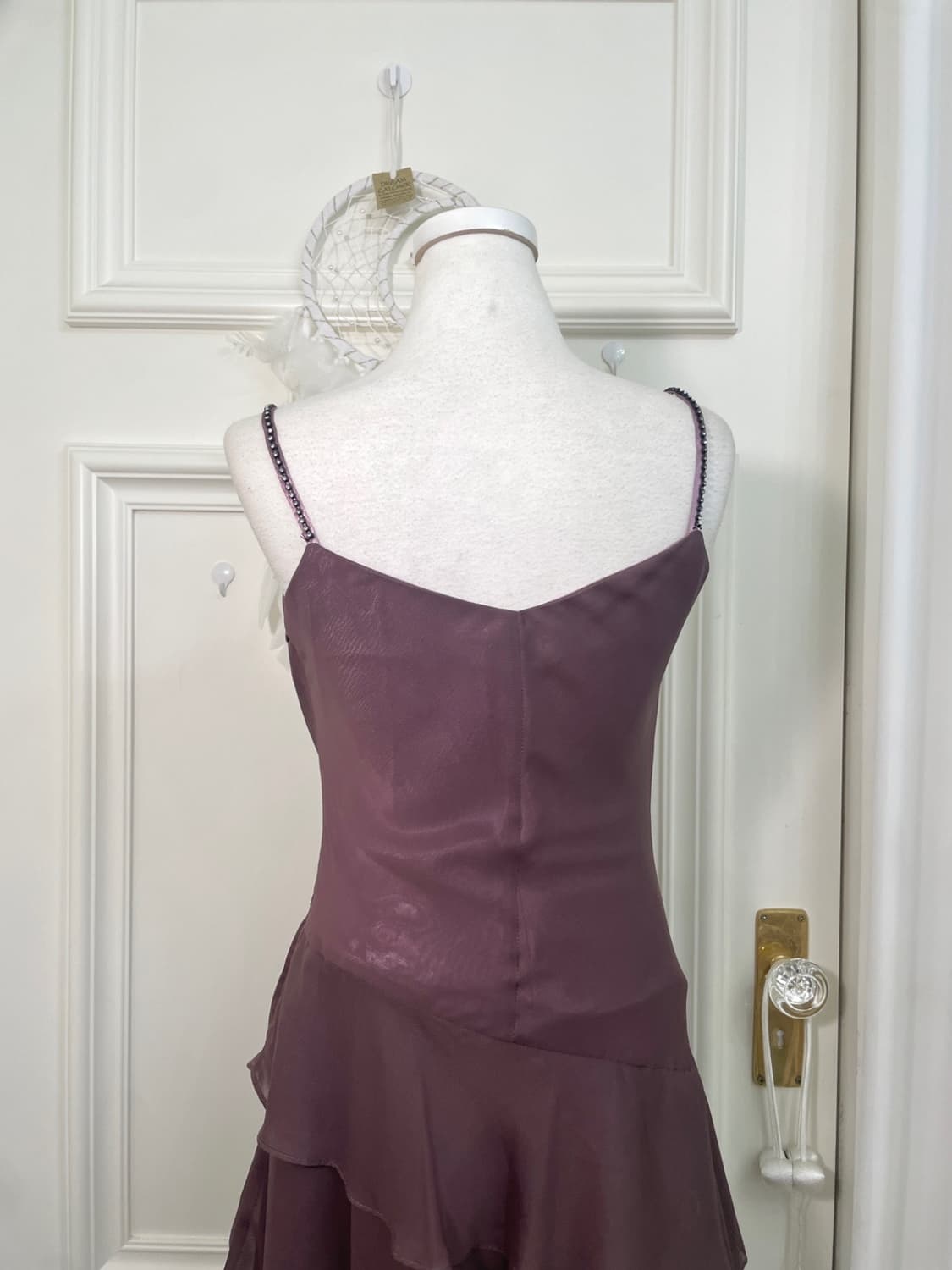 dark purple cubic point draping beautifu 상품이미지4