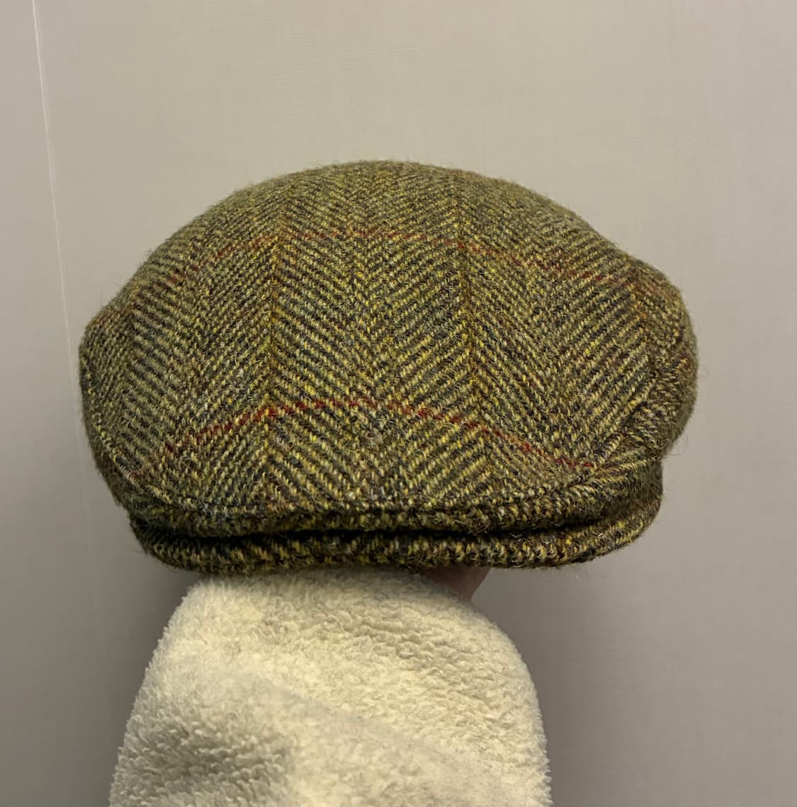 (L)그린그로브위버스x해리스트위드 울 헌팅캡 베레모 모자 상품이미지2