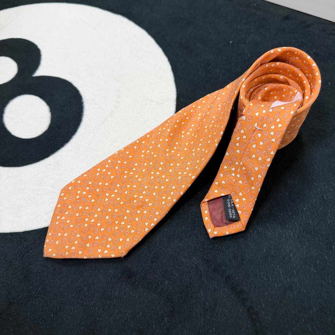 페레가모 실크 넥타이 (Orange) 상품이미지2