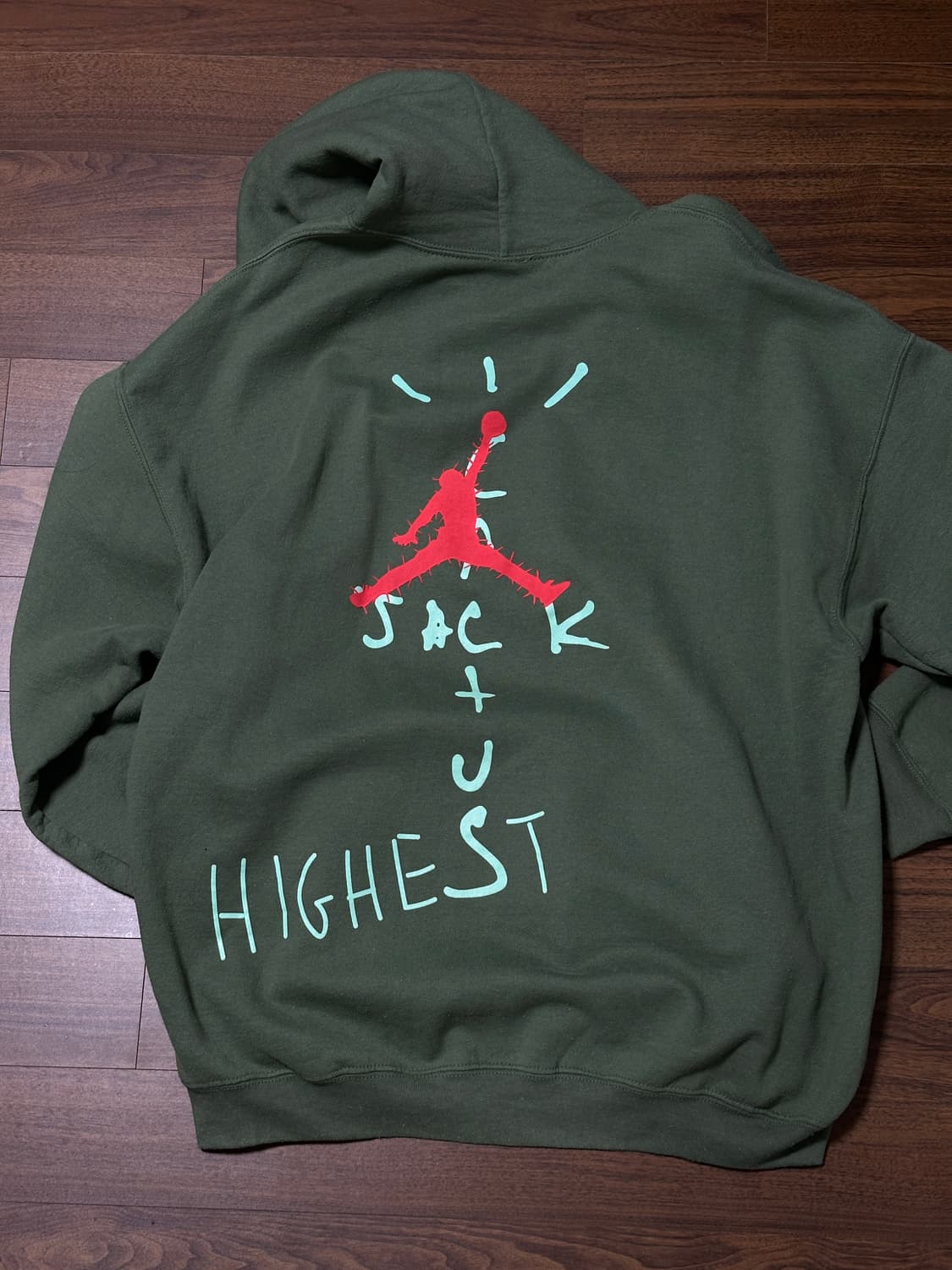 [XL] 트래비스스캇 하이스트 후디 올리브 상품이미지4