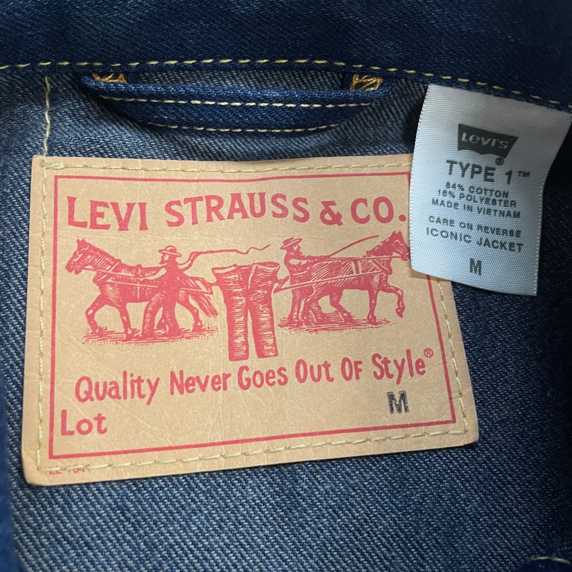 리바이스 Levi's 타입1 데님 자켓 상품이미지5
