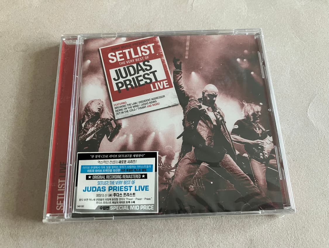 주다스프리스트 Judas Priest 히트곡 라이브 베스트 미개봉 CD 상품이미지1