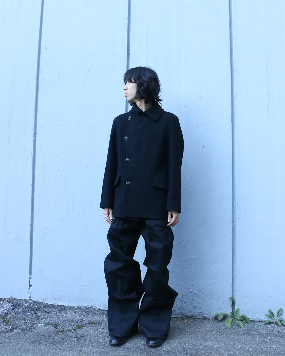 존 로렌스 설리반 블랙 와이드 팬츠 상품이미지2