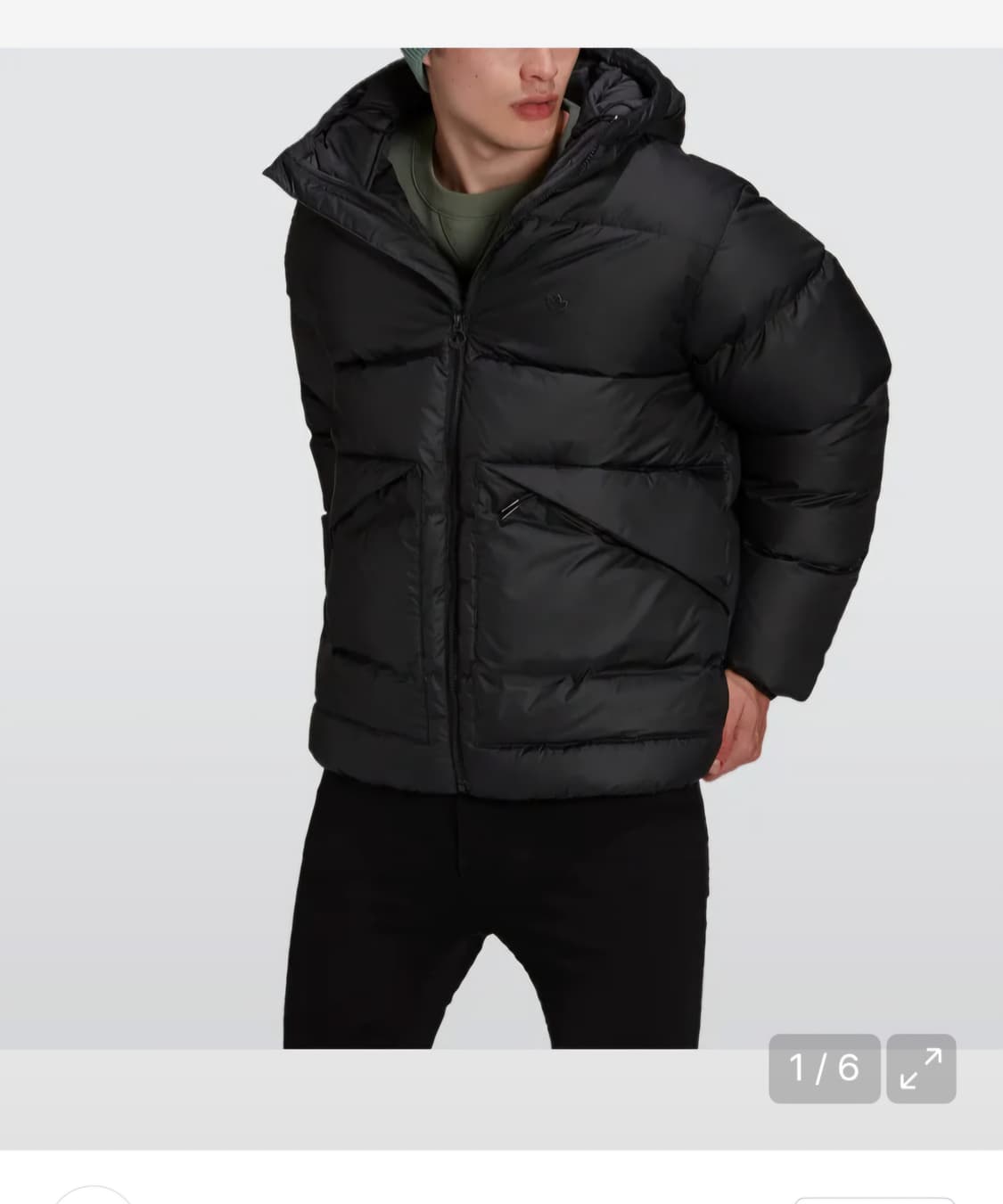 아디다스 푸퍼 덕다운 자켓 블랙 색상입니다. 사이즈는 105(XL)이고, 상품이미지2