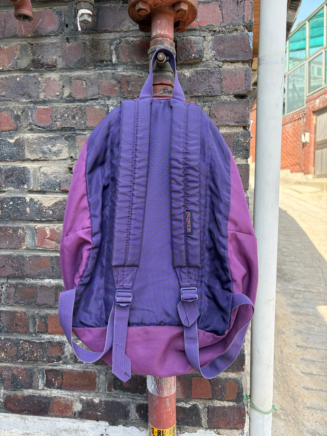 Jansport 퍼플 클래식 백팩 상품이미지3