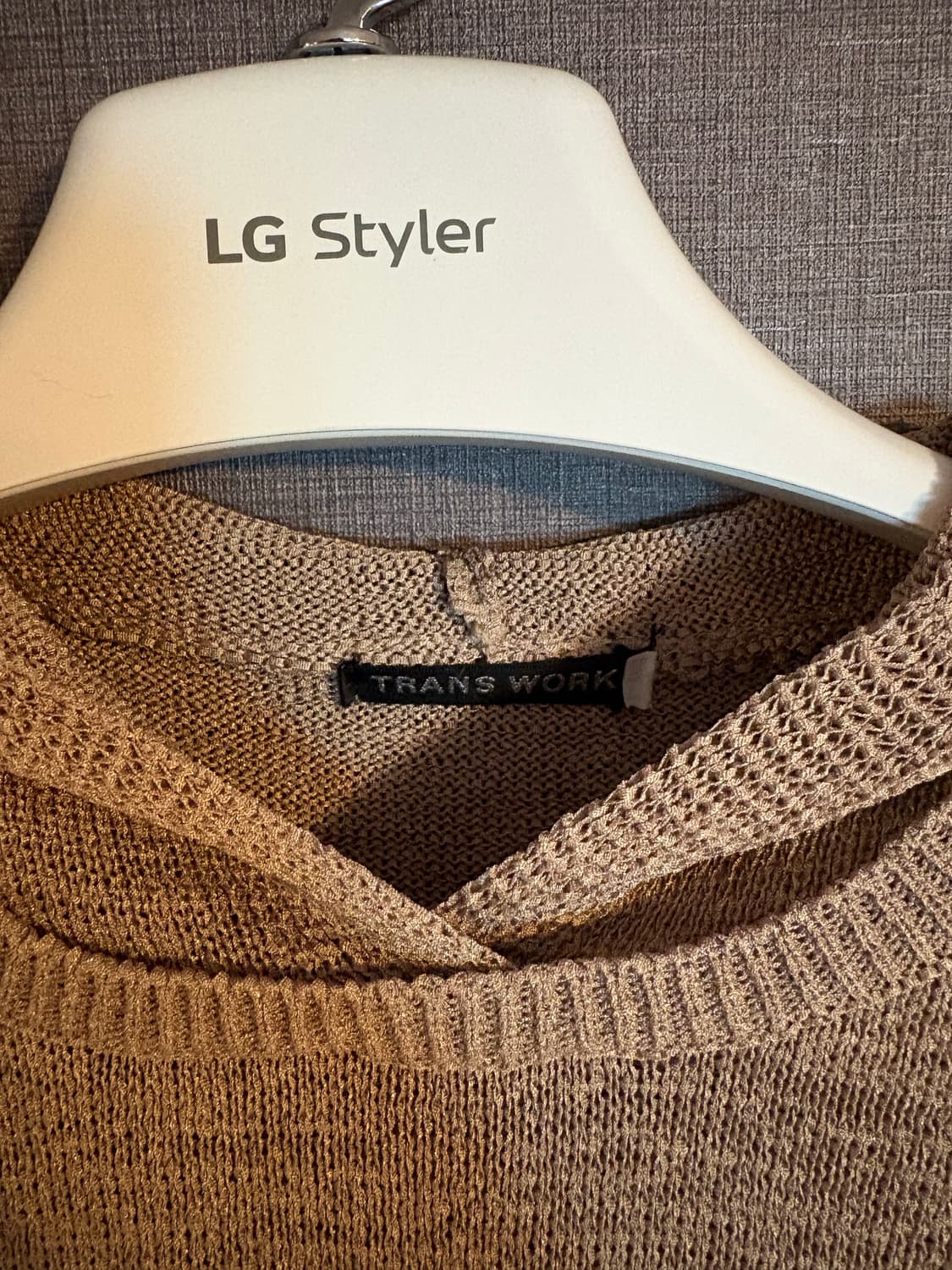 TRANS WORK 후드 니트 Japan 상품이미지2