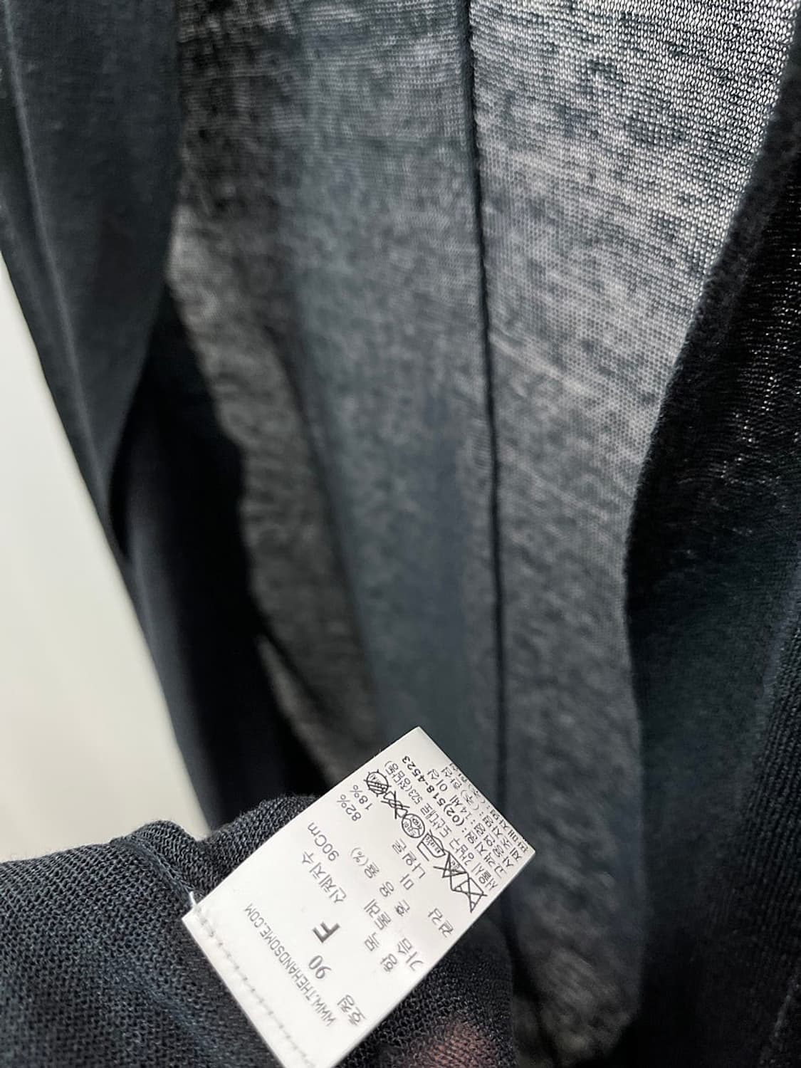 여) 타임 논버튼 롱 가디건  상품이미지8