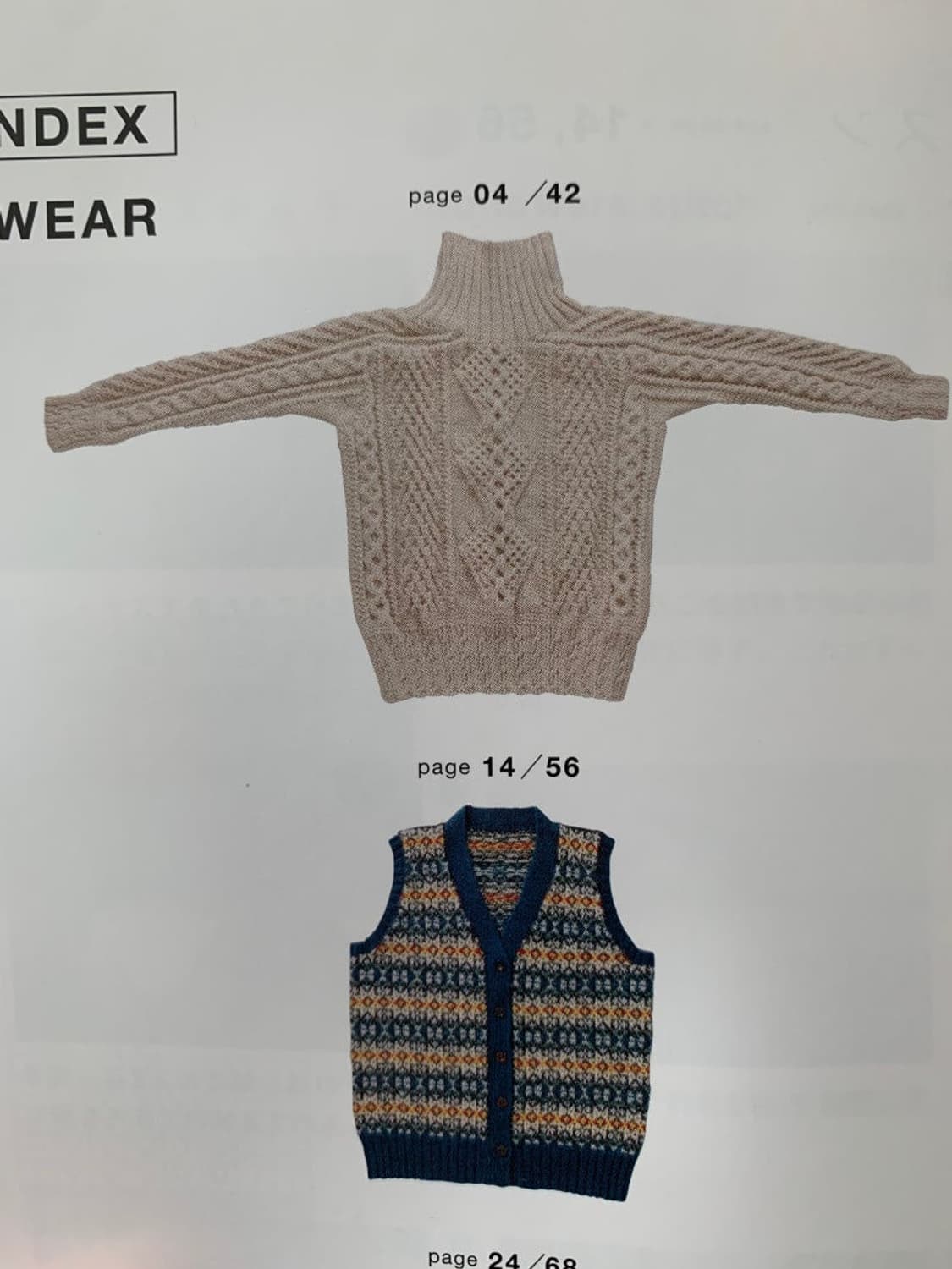 Hand knit mariko 울 니트 스웨터  상품이미지9