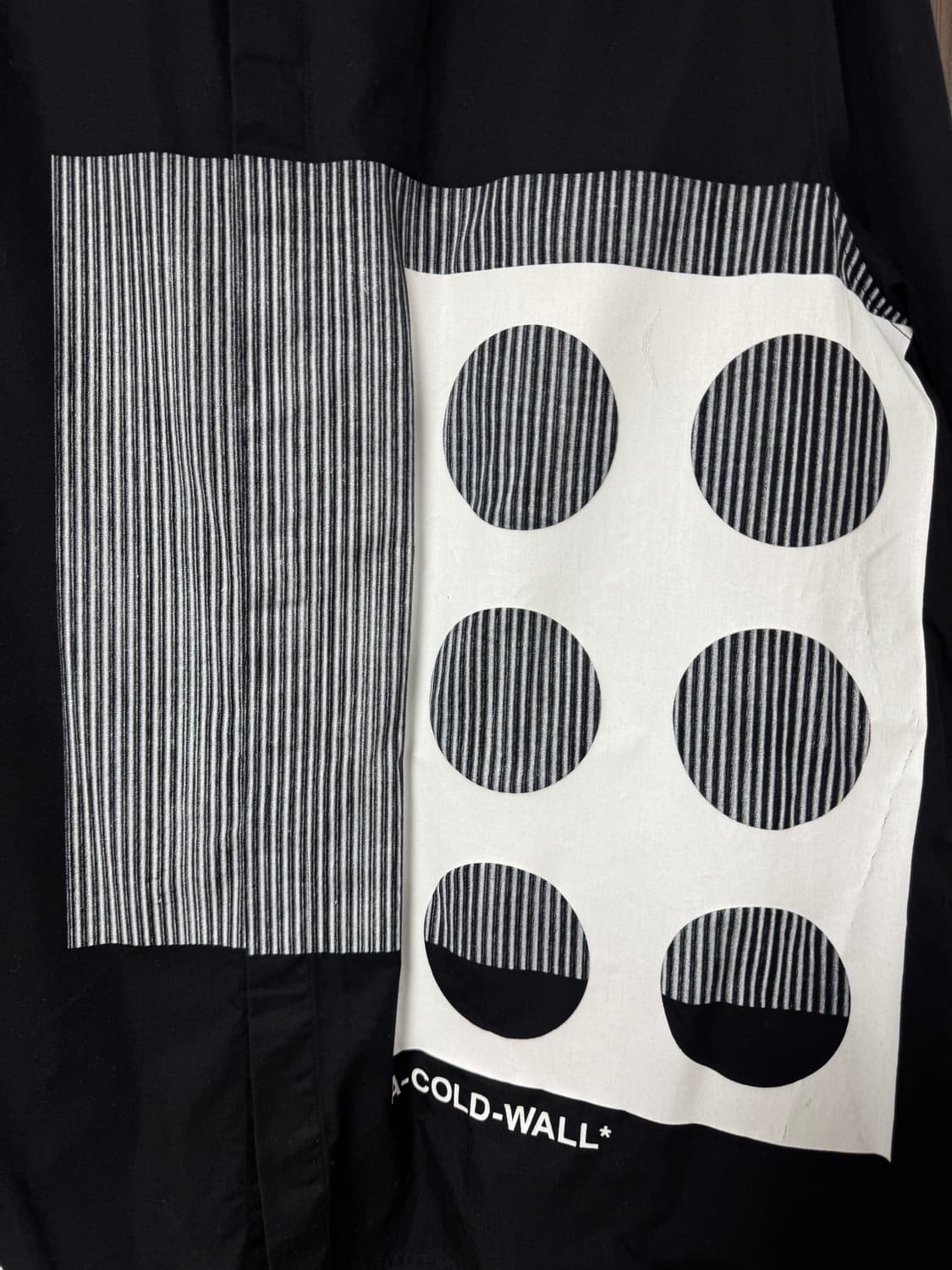 a cold wall 프로젝션 셔츠 블랙 상품이미지3