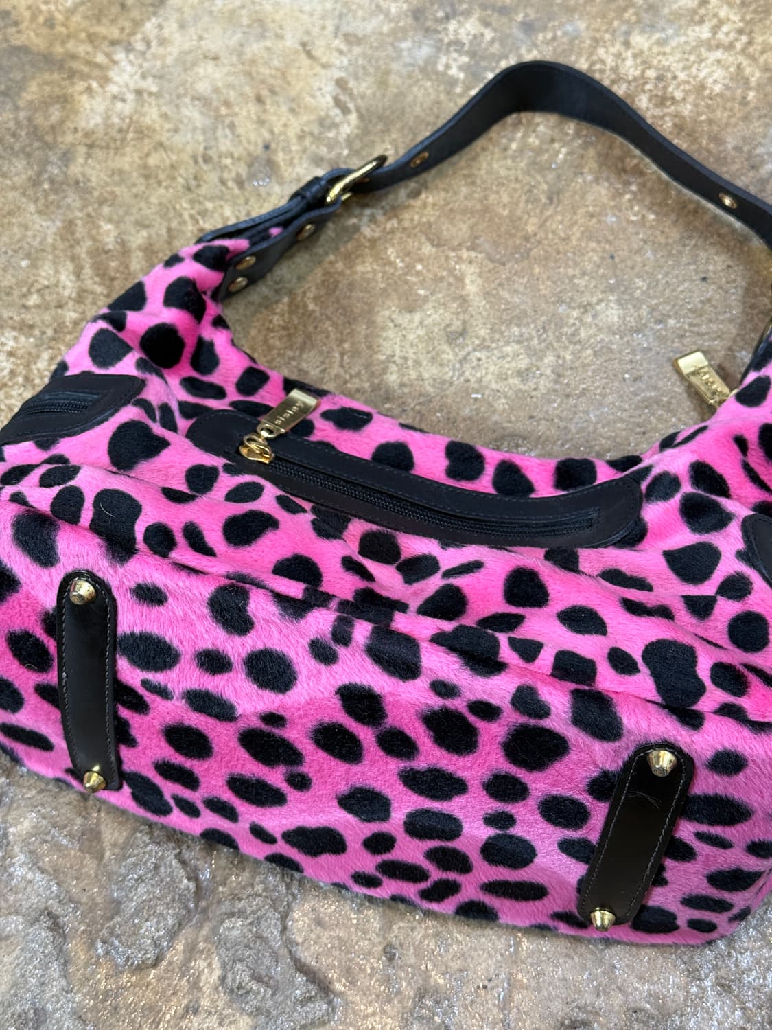 씻을리 핑크 치타 숄더백 상품이미지7