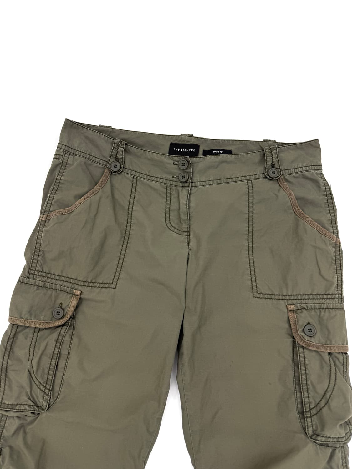 빈티지 00‘s 카고 셔링 카프리 팬츠 상품이미지2