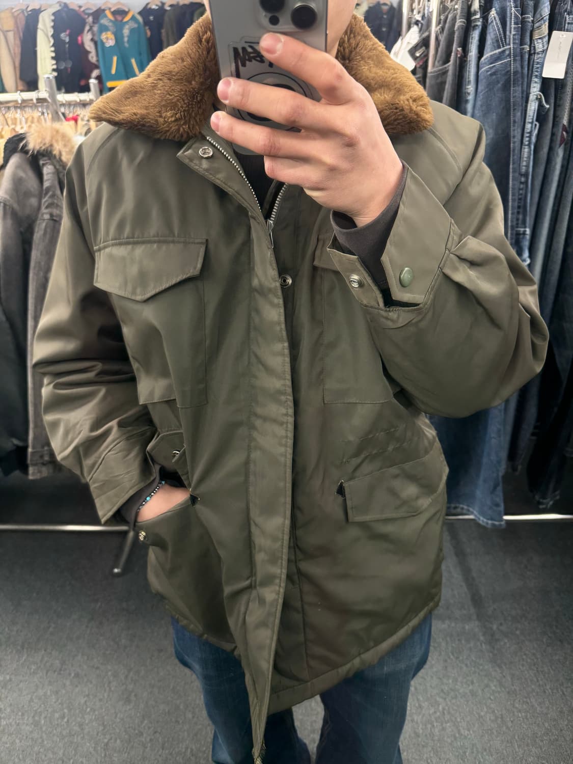 OS)Blighter 빈티지 M-19430 밀리터리 자켓 상품이미지1