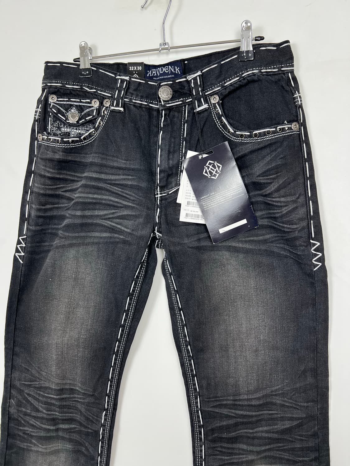 REVE JEANS Y2K 워싱 데님 팬츠 상품이미지4
