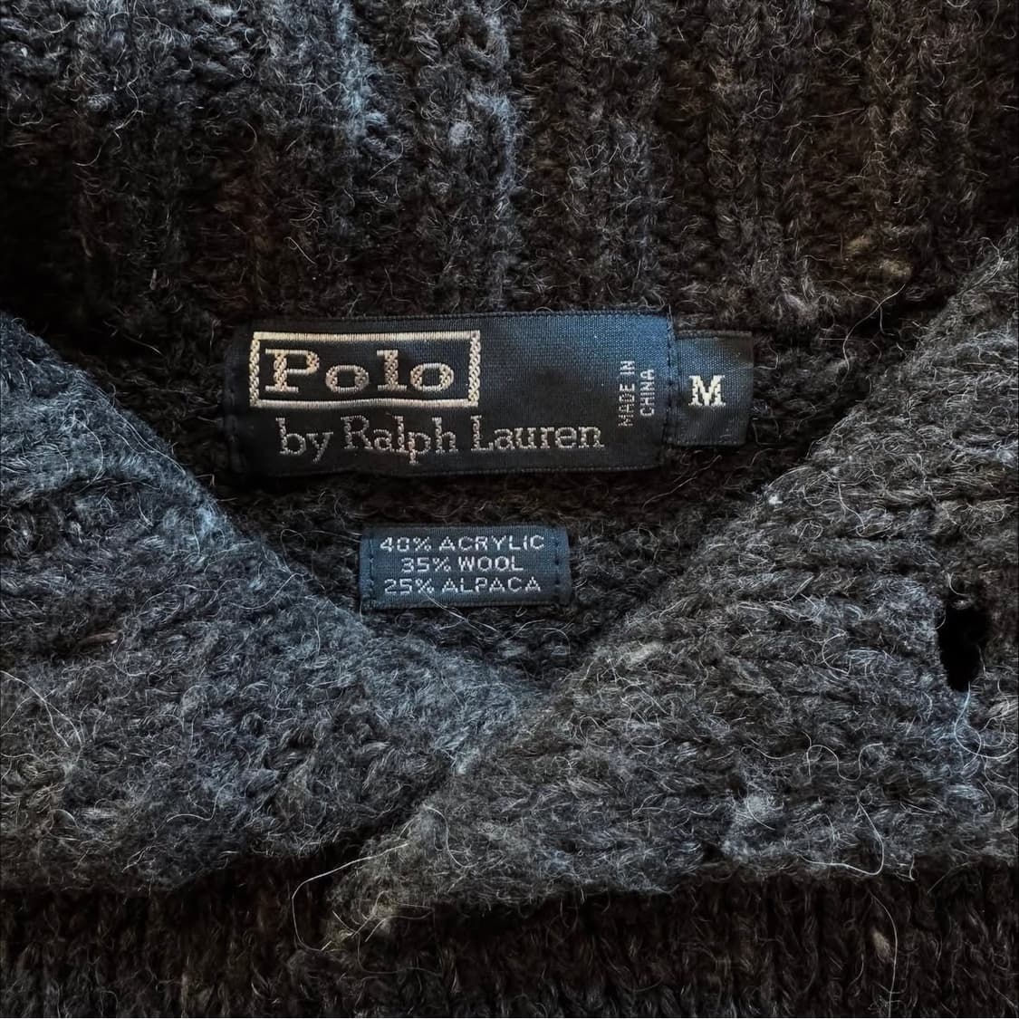 폴로랄프로렌 알파카 하프 스웨터 상품이미지8