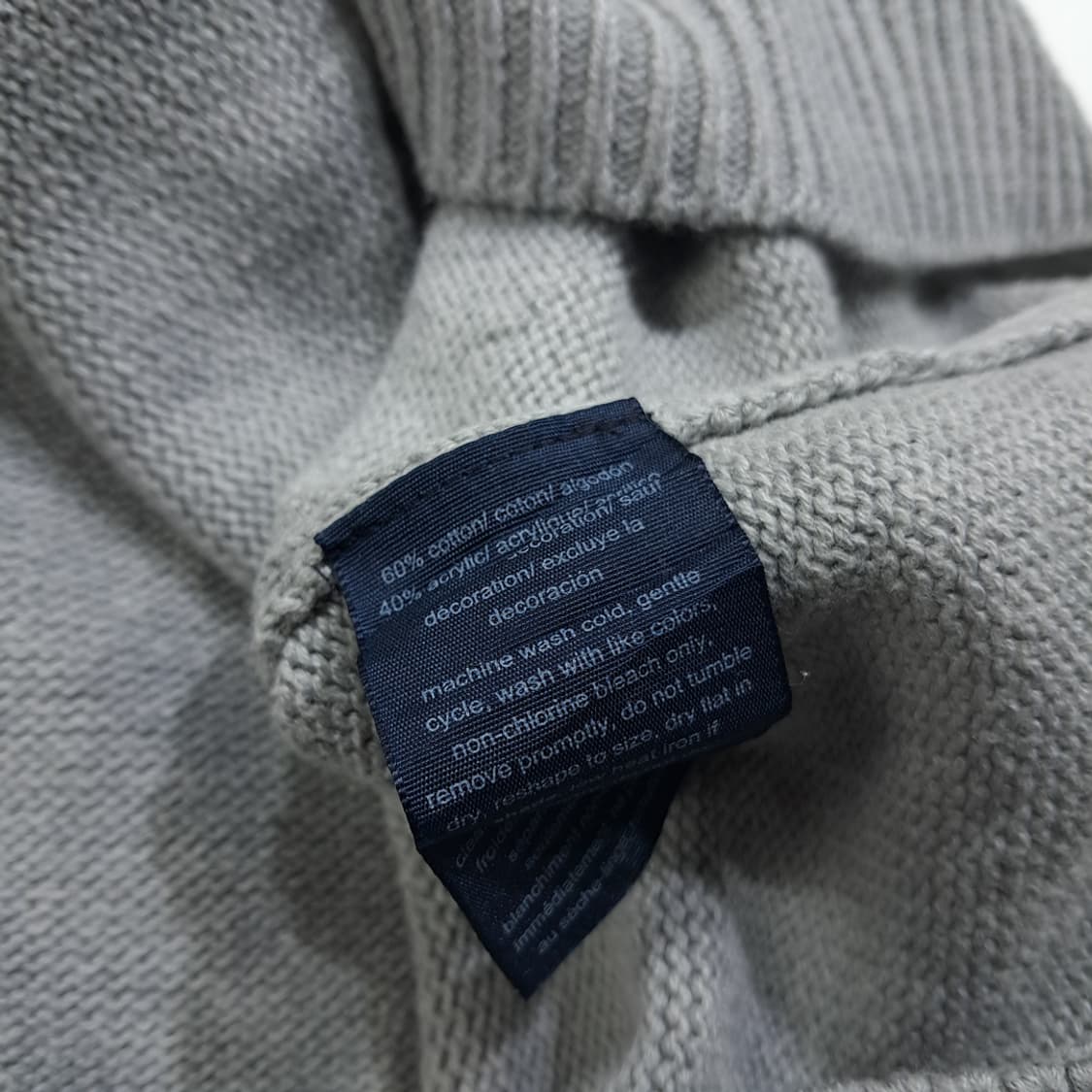 CL128 L 타미힐피거 후드 반소매 코튼 혼방 니트 원피스 상품이미지7