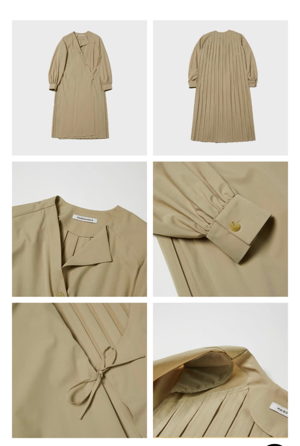 메종마레 플리츠 트렌치 코트 상품이미지6