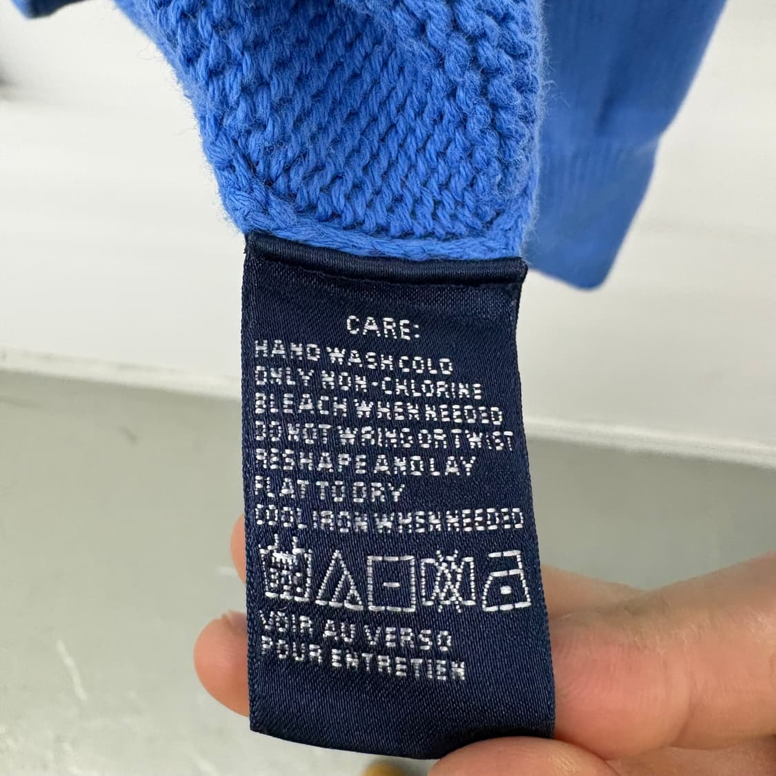 폴로 랄프로렌 블루 니트 스웨터 여M 상품이미지6