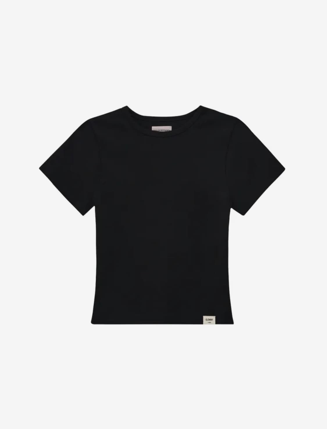 글로니(glowny) G BABY TEE 베이비 티 블랙 젤라또 상품이미지1