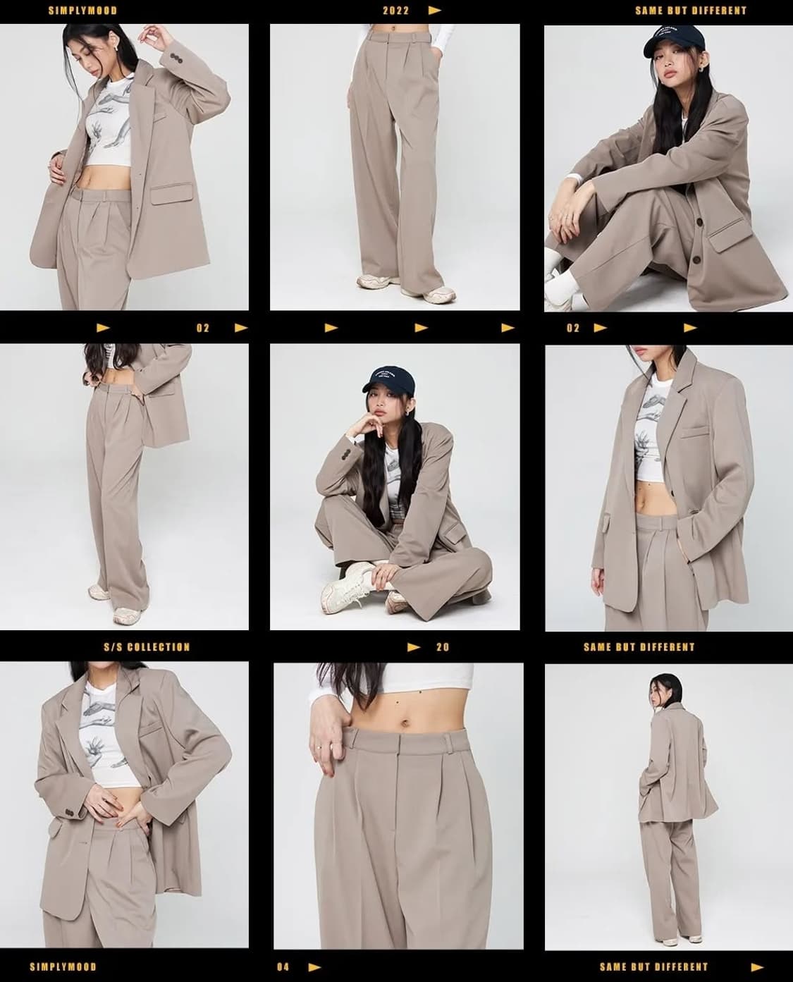 심플리무드 자켓 팬츠 셋업 상품이미지2