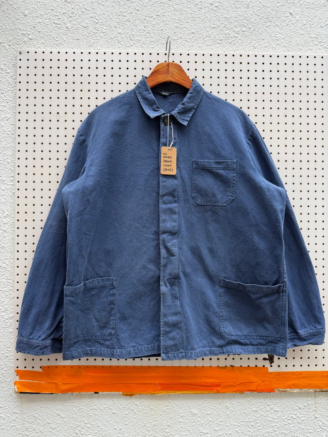 OLD VINTAGE HAIRY WASHED 빈티지 프렌치워크자켓 상품이미지1