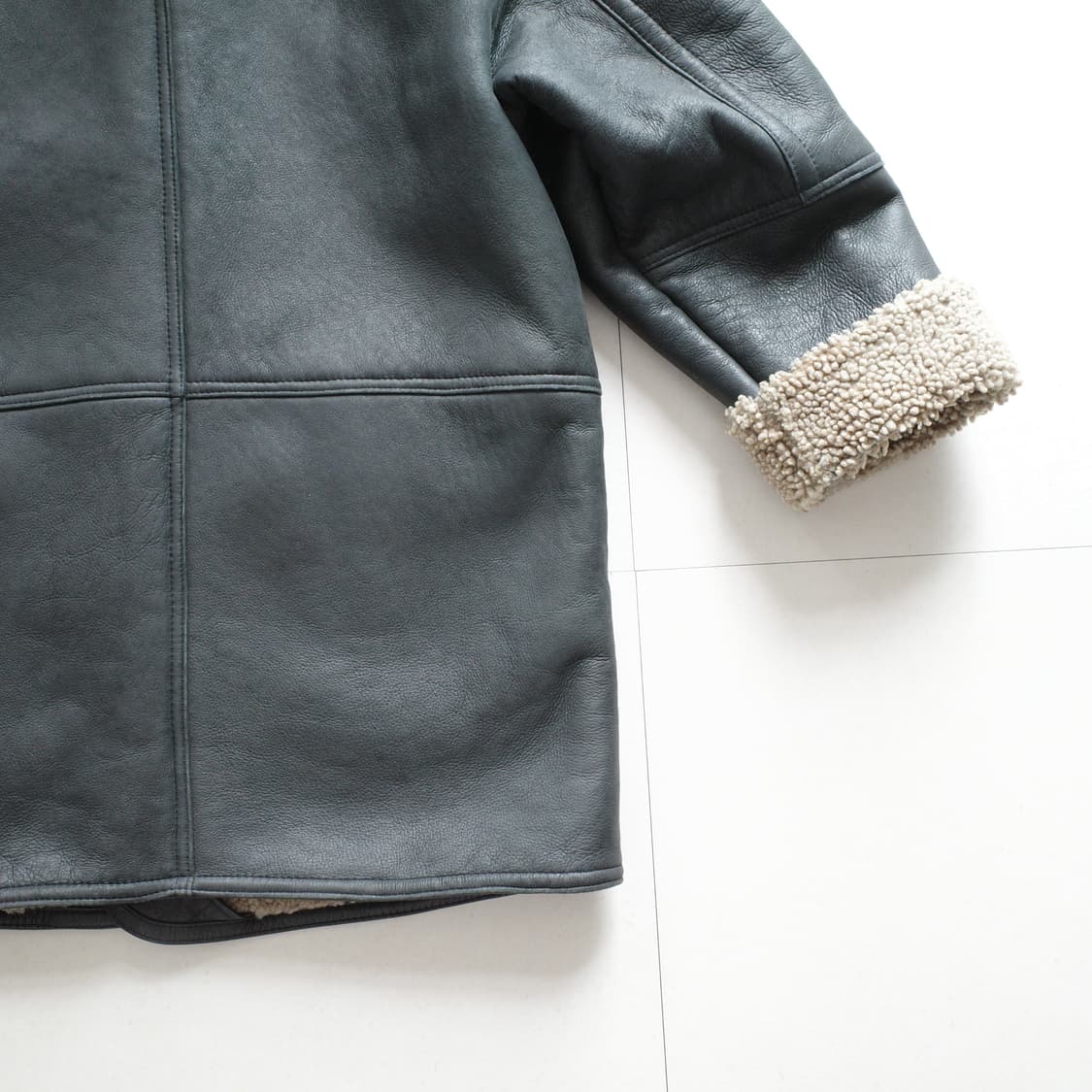 XL 리얼 양가죽 쉐어링 무스탕 코트 상품이미지9