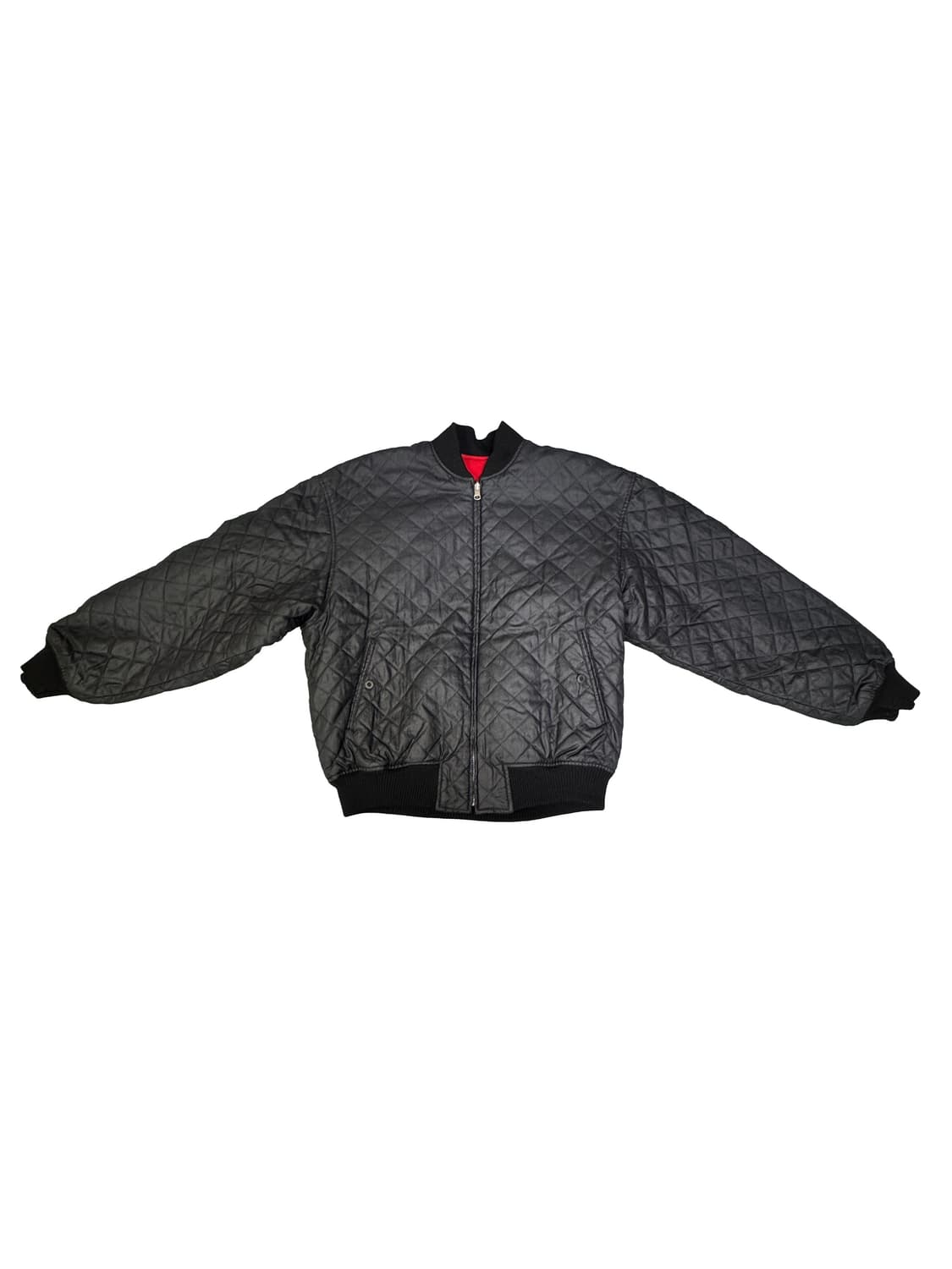 빈티지 미치코 코시노 런던 MICHIKO 리버시블 플리스 퀄팅 블루종 F 상품이미지1