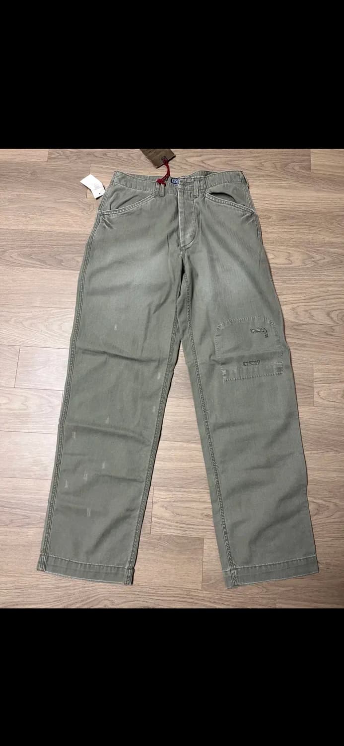 폴로 랄프로렌 데미지드 유틸리티 치노 퍼티그 팬츠 31 밀리터리 상품이미지1