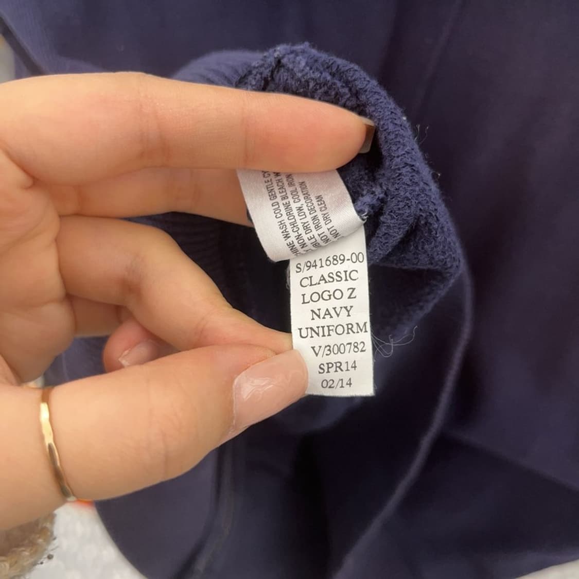 갭 올드스쿨 빈티지 빅로고 후드집업 S C06494 상품이미지7