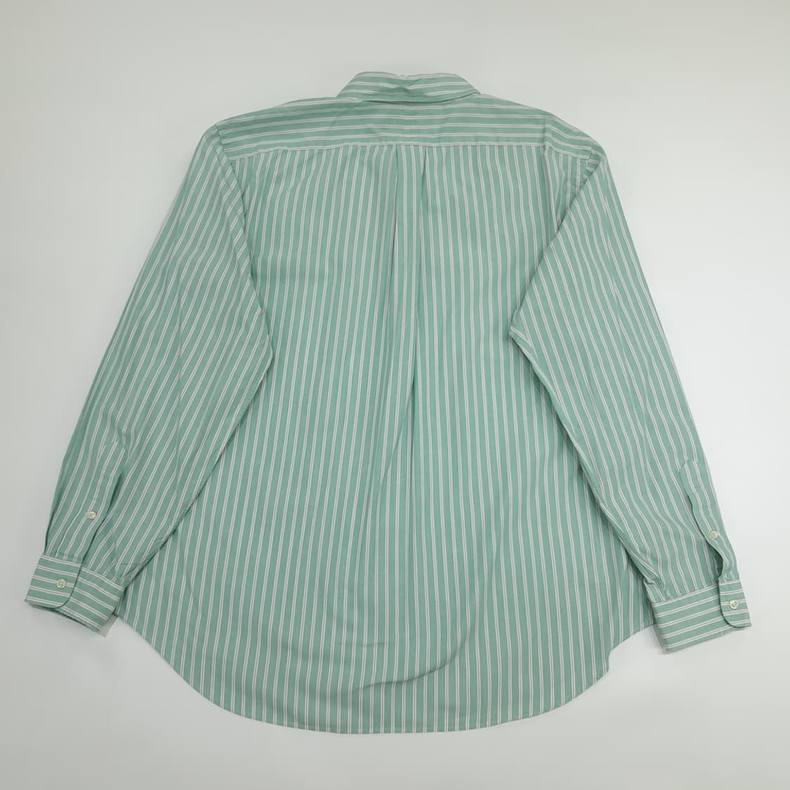 Co638 XL 폴로 랄프로렌 그린 스트라이프 긴팔 셔츠 남방 상품이미지7