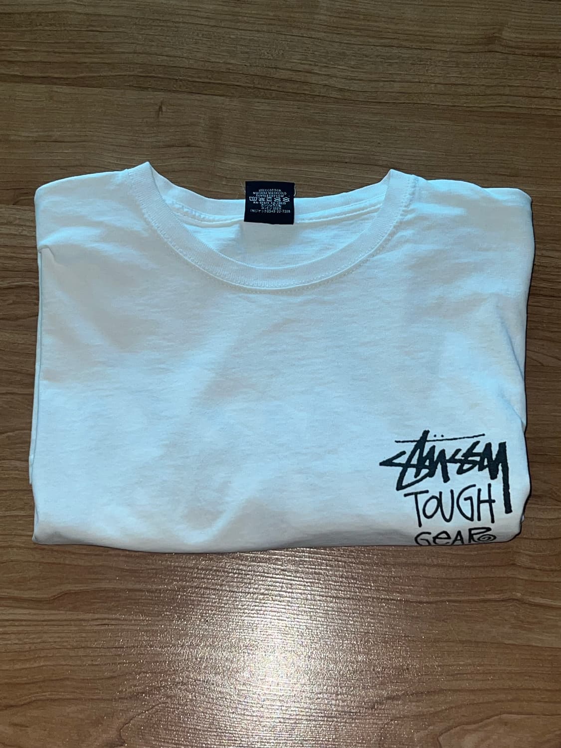 Stussy Tough Gear T-Shirt White 상품이미지2