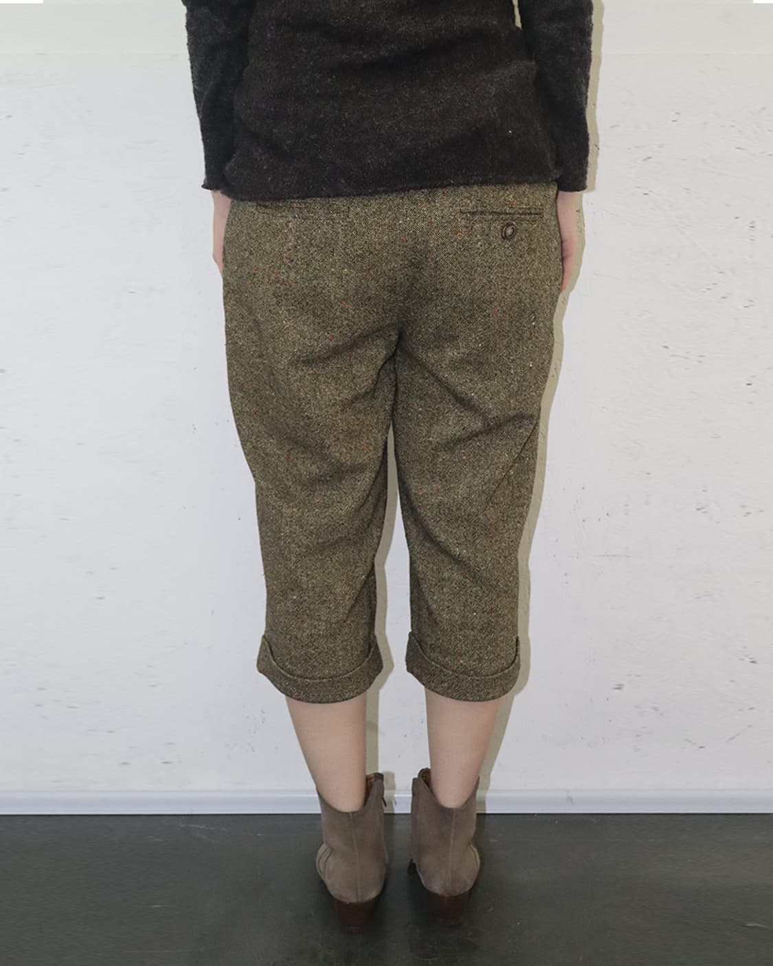 돌체앤가바나 스펙클 트위드 크롭 팬츠 상품이미지3