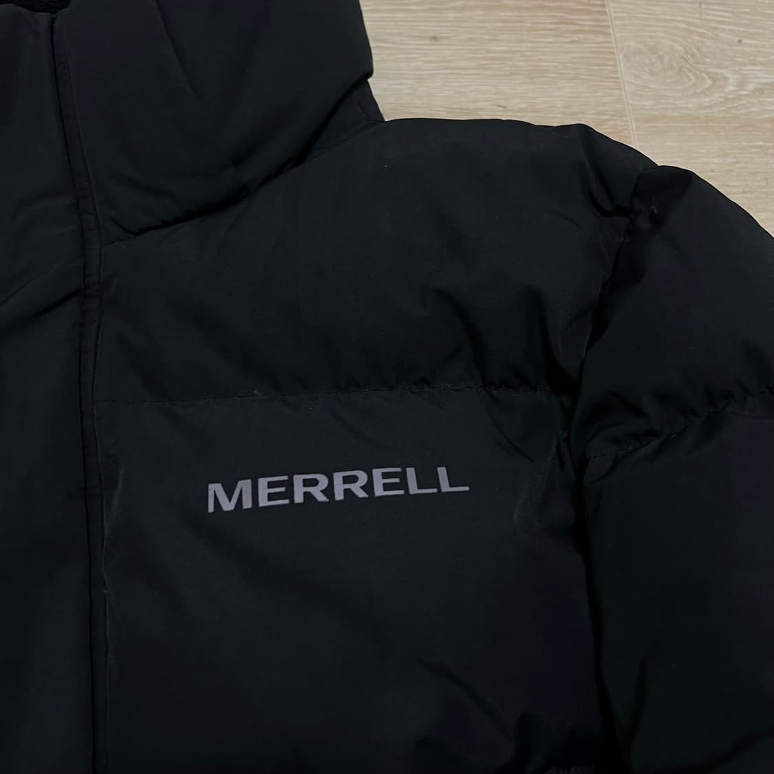 머렐 덕다운 스탠드넥 미디엄 롱패딩 점퍼 [블랙] L/100 상품이미지4