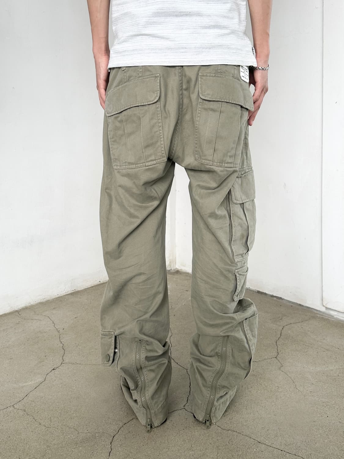 00‘s 디젤 비대칭 멀티 포켓 카고 팬츠 상품이미지2