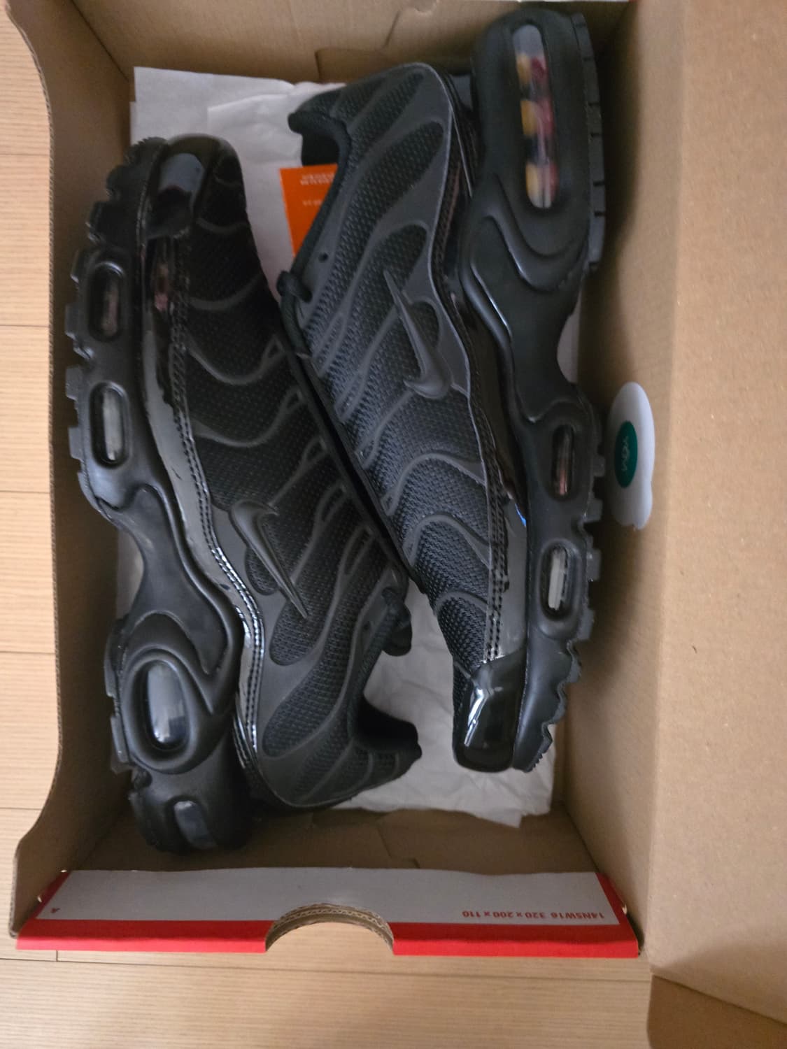 나이키 에어맥스 플러스 W 우먼스 트리플블랙 상품이미지4