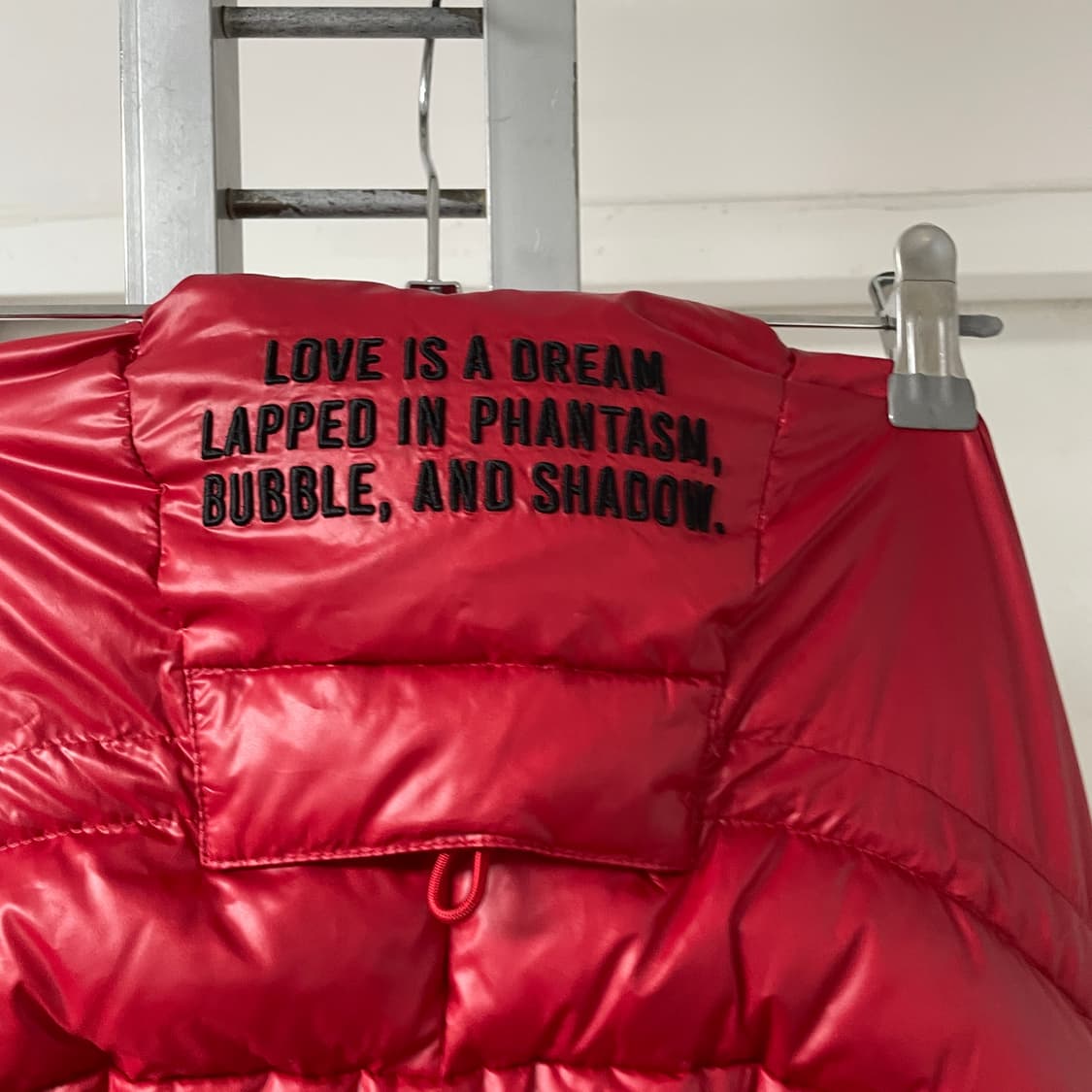 juun.j 후드 패딩 머플러 레드 상품이미지8