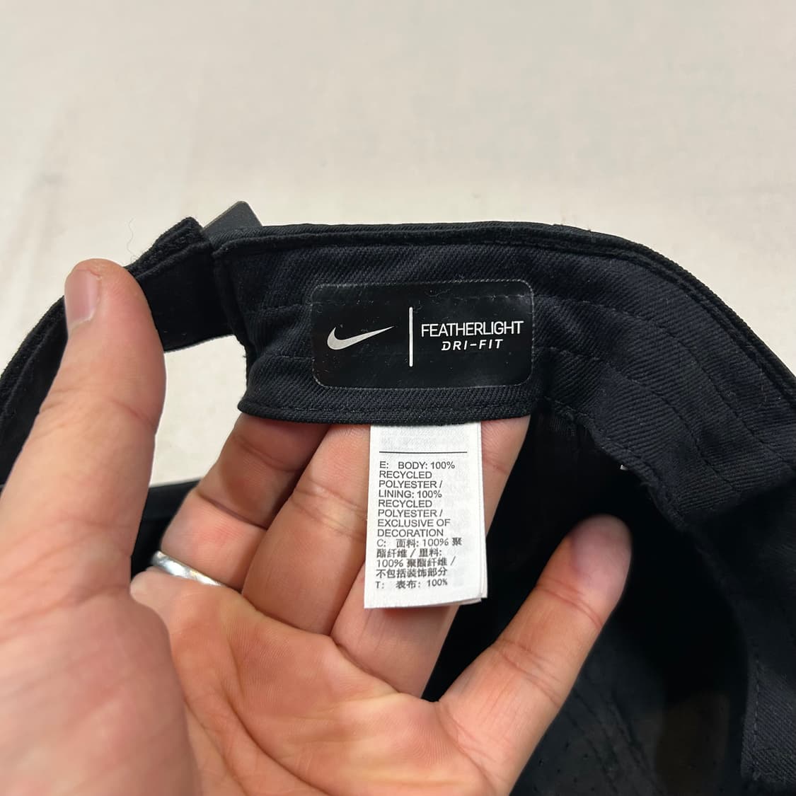 나이키 드라이핏 블랙 러닝캡 모자 Free 상품이미지7
