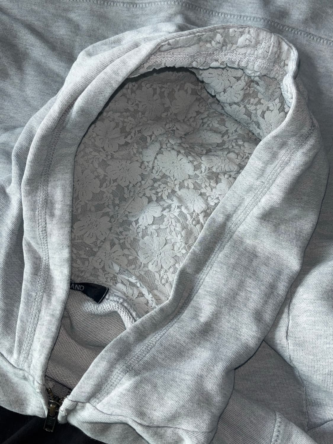 빈티지 레이스 후드집업 상품이미지4