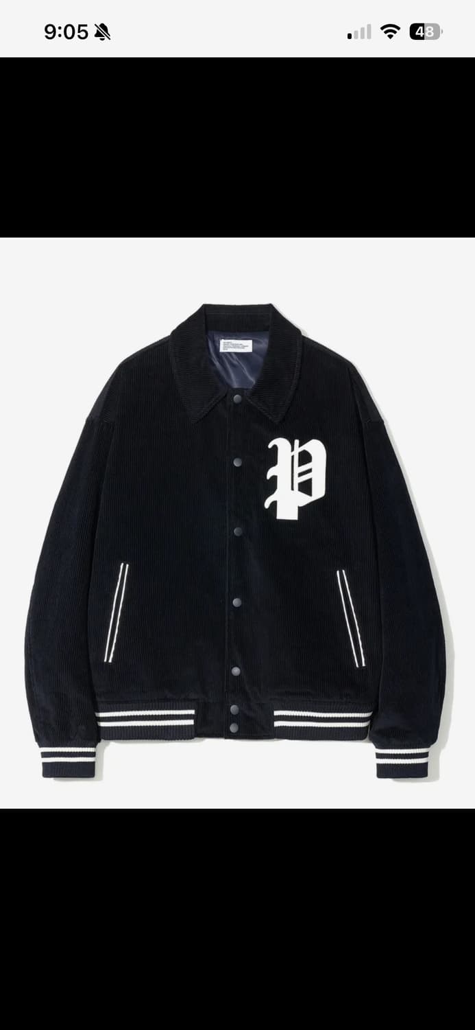 파르티멘토 코듀로이 바시티 자켓 S 상품이미지1